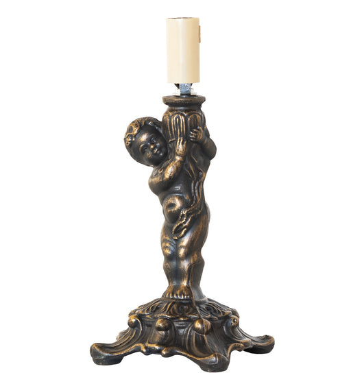 Meyda Tiffany - 249128 - One Light Mini Lamp - Cherub - Antique Brass
