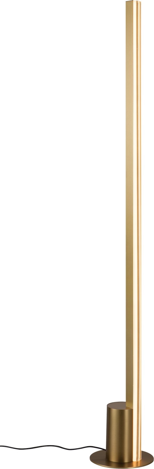 PageOne - PF150625-SAB - LED Floor Lamp - Leora - Satin Antique Brass
