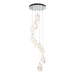 Hubbardton Forge - 131141-SKT-STND-82-WP0755 - LED Pendant - Chrysalis - Vintage Platinum