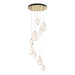 Hubbardton Forge - 131142-SKT-STND-86-WP0756 - LED Pendant - Chrysalis - Modern Brass