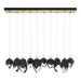 Hubbardton Forge - 131145-SKT-STND-86-BP0756 - LED Pendant - Chrysalis - Modern Brass