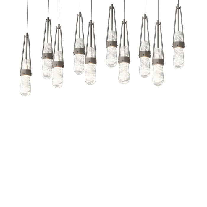 Hubbardton Forge - 131200-SKT-LONG-07-YJ0434 - LED Pendant - Link - Dark Smoke