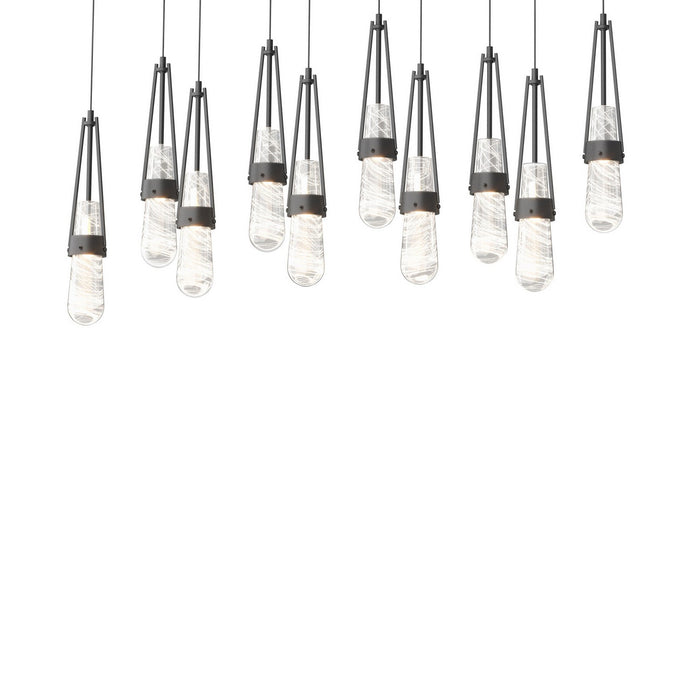 Hubbardton Forge - 131200-SKT-LONG-10-YJ0434 - LED Pendant - Link - Black