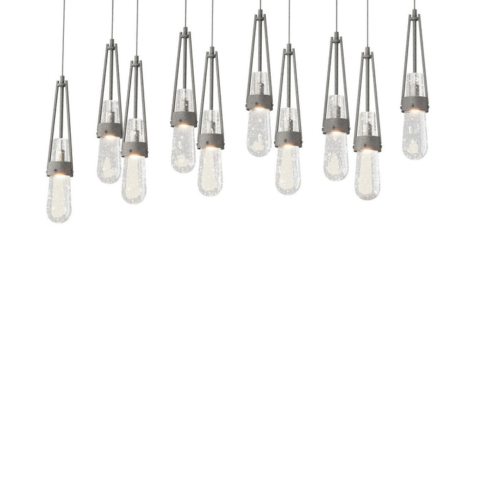 Hubbardton Forge - 131200-SKT-LONG-20-YG0434 - LED Pendant - Link - Natural Iron