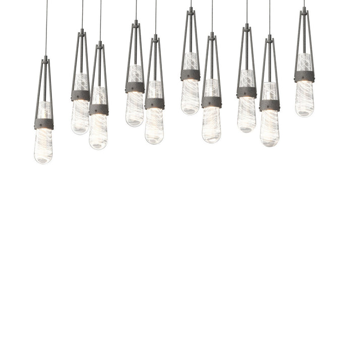 Hubbardton Forge - 131200-SKT-LONG-20-YJ0434 - LED Pendant - Link - Natural Iron