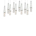 Hubbardton Forge - 131200-SKT-LONG-82-YG0434 - LED Pendant - Link - Vintage Platinum