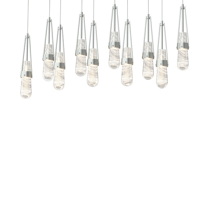 Hubbardton Forge - 131200-SKT-LONG-82-YJ0434 - LED Pendant - Link - Vintage Platinum