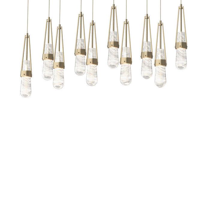 Hubbardton Forge - 131200-SKT-LONG-84-YJ0434 - LED Pendant - Link - Soft Gold