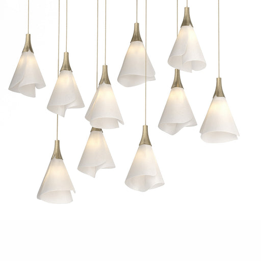 Mobius LED Pendant Soft Gold