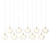 Hubbardton Forge - 131203-SKT-LONG-86-FD0710 - LED Pendant - Ume - Modern Brass