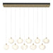 Hubbardton Forge - 131203-SKT-STND-86-FD0710 - LED Pendant - Ume - Modern Brass