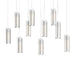 Hubbardton Forge - 131204-SKT-LONG-07-GG0065 - LED Pendant - Exos Glass - Dark Smoke