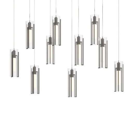 Exos Glass LED Pendant Dark Smoke