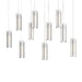 Hubbardton Forge - 131204-SKT-LONG-14-GG0065 - LED Pendant - Exos Glass - Oil Rubbed Bronze