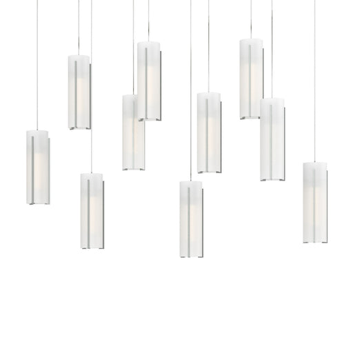 Exos Glass LED Pendant Vintage Platinum