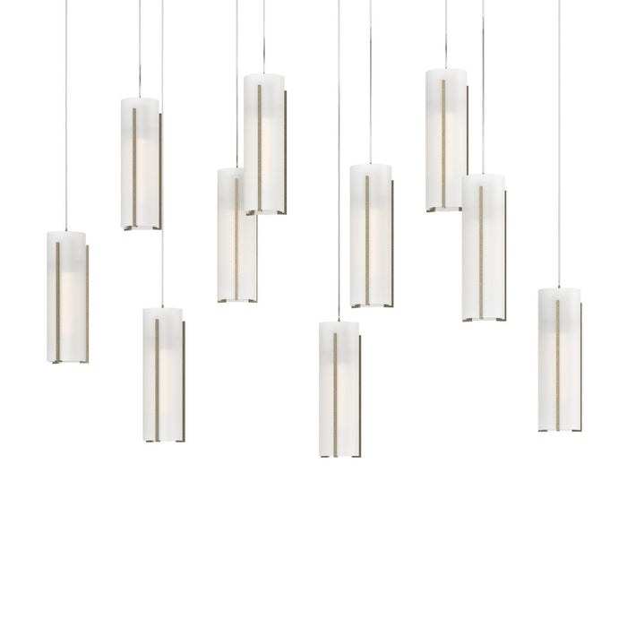 Hubbardton Forge - 131204-SKT-LONG-84-GG0065 - LED Pendant - Exos Glass - Soft Gold