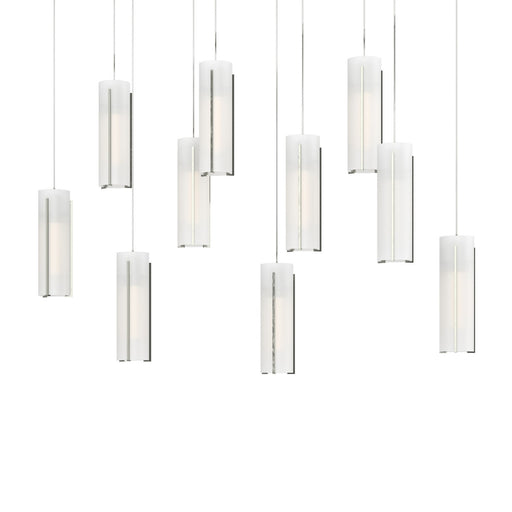Exos Glass LED Pendant Sterling