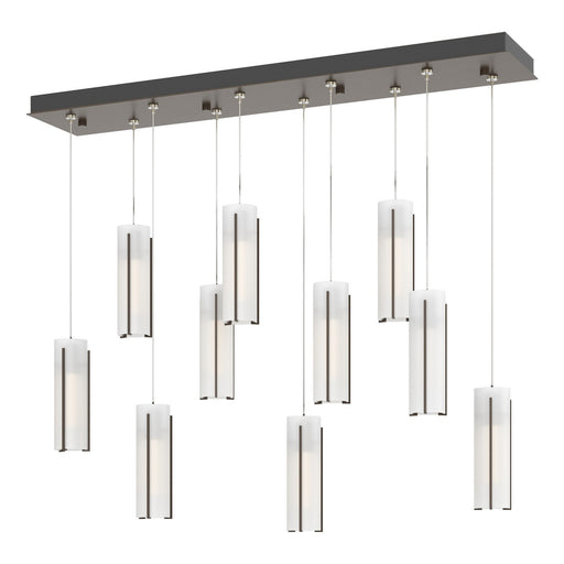 Exos Glass LED Pendant Bronze