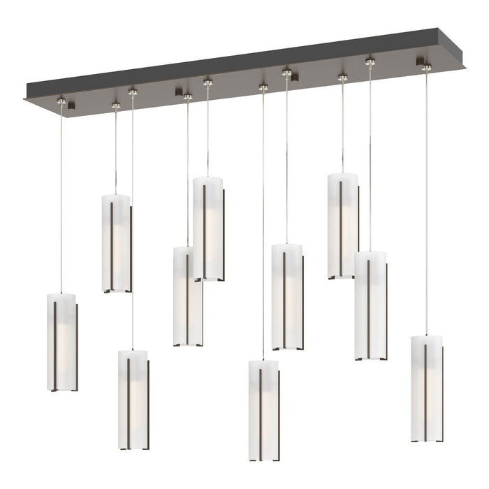 Hubbardton Forge - 131204-SKT-STND-05-GG0065 - LED Pendant - Exos Glass - Bronze