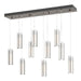 Hubbardton Forge - 131204-SKT-STND-05-GG0065 - LED Pendant - Exos Glass - Bronze