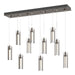 Hubbardton Forge - 131204-SKT-STND-05-ZM0065 - LED Pendant - Exos Glass - Bronze