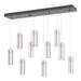 Hubbardton Forge - 131204-SKT-STND-07-GG0065 - LED Pendant - Exos Glass - Dark Smoke
