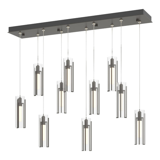 Exos Glass LED Pendant Dark Smoke