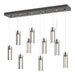Hubbardton Forge - 131204-SKT-STND-07-ZM0065 - LED Pendant - Exos Glass - Dark Smoke