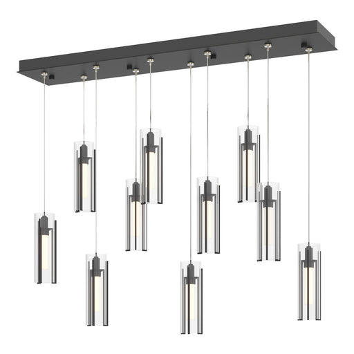 Exos Glass LED Pendant Black