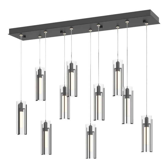 Hubbardton Forge - 131204-SKT-STND-10-ZM0065 - LED Pendant - Exos Glass - Black