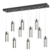 Hubbardton Forge - 131204-SKT-STND-10-ZM0065 - LED Pendant - Exos Glass - Black