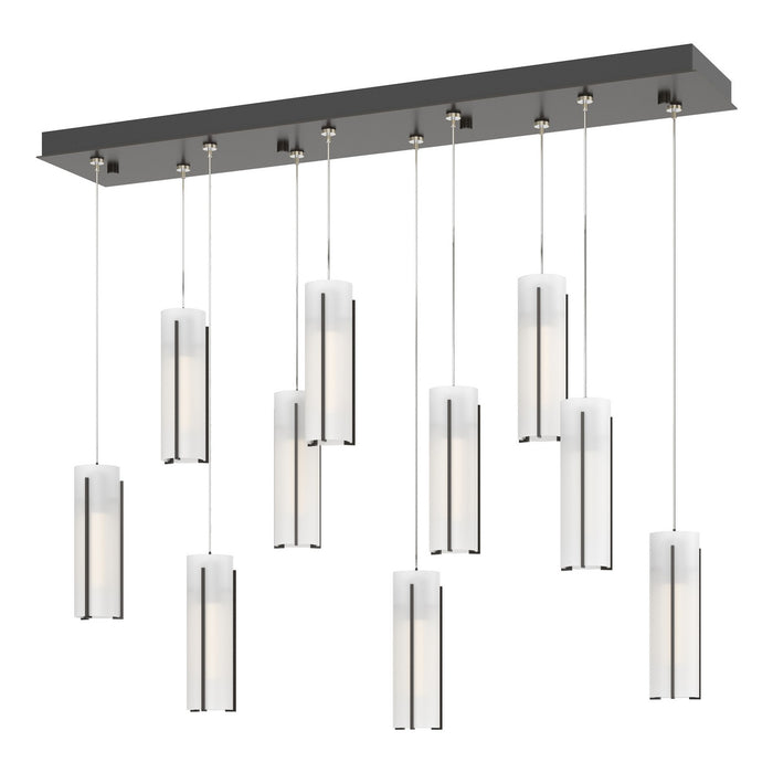 Hubbardton Forge - 131204-SKT-STND-14-GG0065 - LED Pendant - Exos Glass - Oil Rubbed Bronze