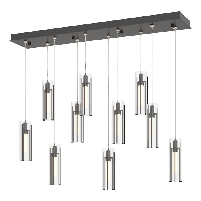 Hubbardton Forge - 131204-SKT-STND-14-ZM0065 - LED Pendant - Exos Glass - Oil Rubbed Bronze