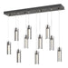 Hubbardton Forge - 131204-SKT-STND-14-ZM0065 - LED Pendant - Exos Glass - Oil Rubbed Bronze
