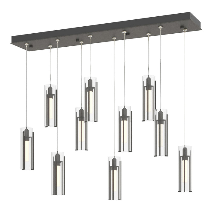 Hubbardton Forge - 131204-SKT-STND-20-ZM0065 - LED Pendant - Exos Glass - Natural Iron