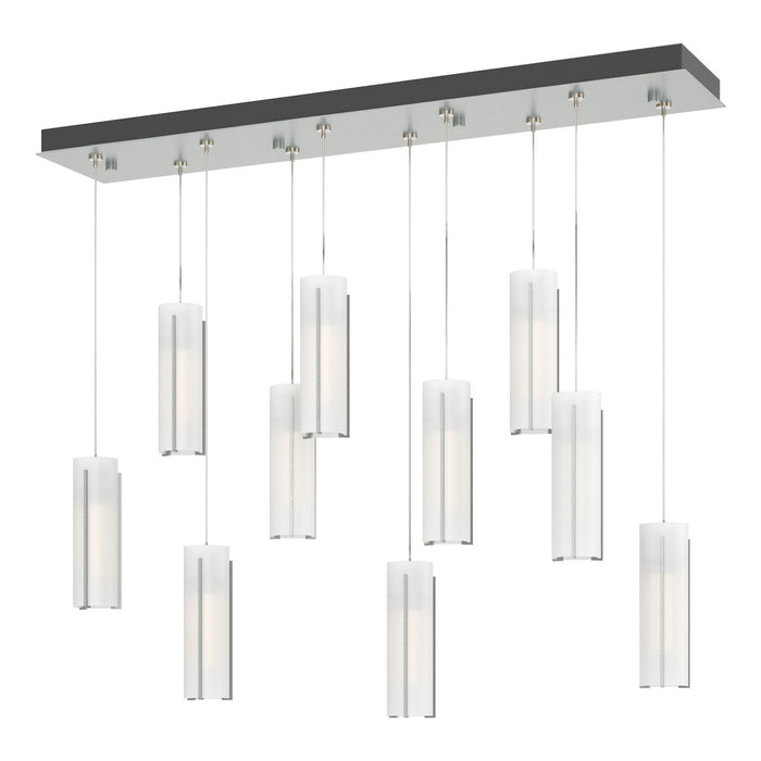 Hubbardton Forge - 131204-SKT-STND-82-GG0065 - LED Pendant - Exos Glass - Vintage Platinum