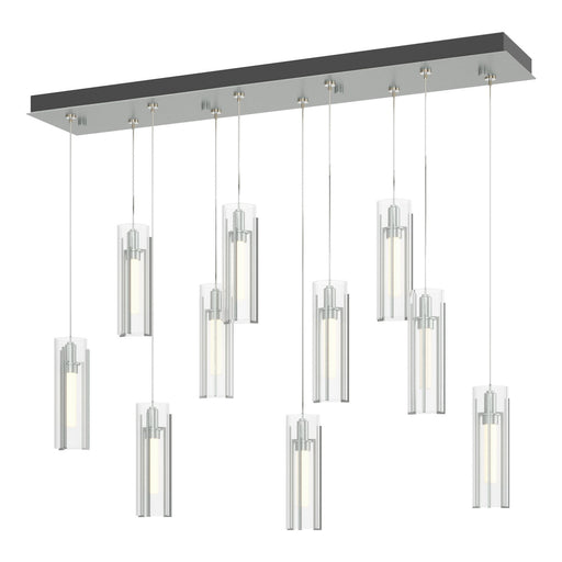 Exos Glass LED Pendant Vintage Platinum