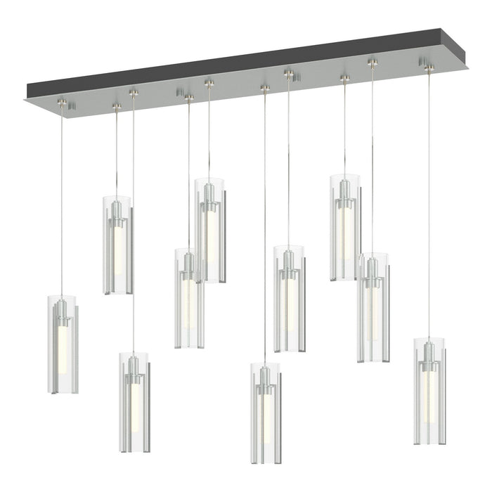 Hubbardton Forge - 131204-SKT-STND-82-ZM0065 - LED Pendant - Exos Glass - Vintage Platinum