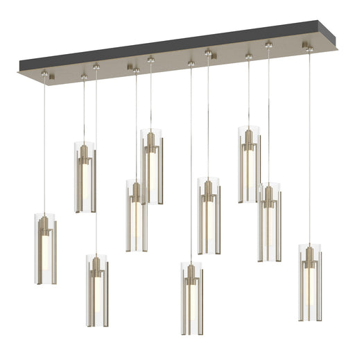 Exos Glass LED Pendant Soft Gold