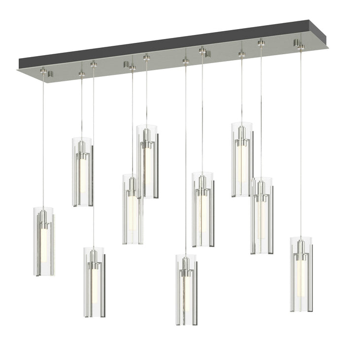 Hubbardton Forge - 131204-SKT-STND-85-ZM0065 - LED Pendant - Exos Glass - Sterling