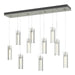 Hubbardton Forge - 131204-SKT-STND-85-ZM0065 - LED Pendant - Exos Glass - Sterling