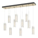 Hubbardton Forge - 131204-SKT-STND-86-GG0065 - LED Pendant - Exos Glass - Modern Brass
