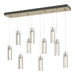 Hubbardton Forge - 131204-SKT-STND-86-ZM0065 - LED Pendant - Exos Glass - Modern Brass
