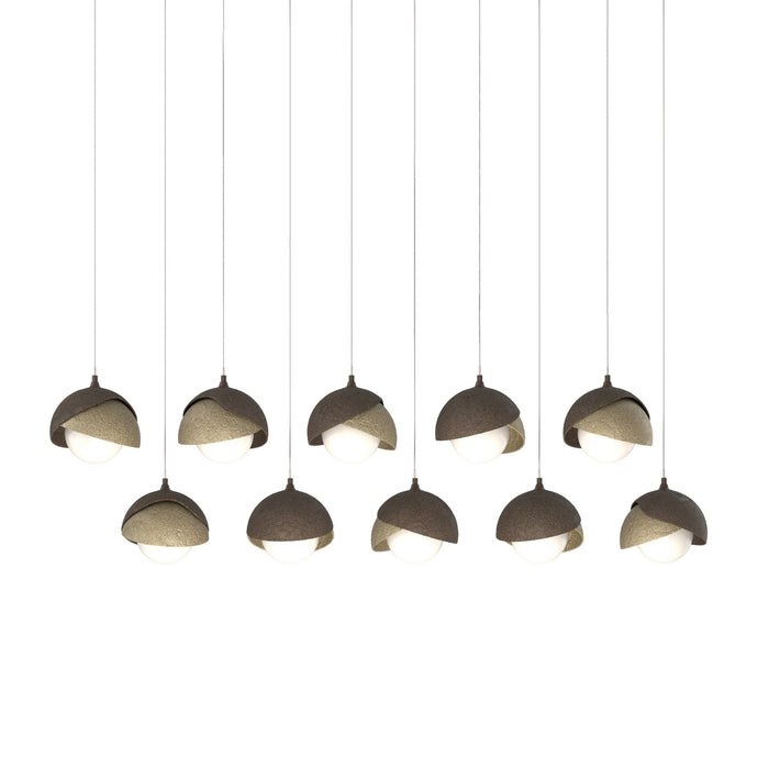 Hubbardton Forge - 131205-SKT-LONG-05-84-GG0711 - LED Pendant - Brooklyn - Bronze