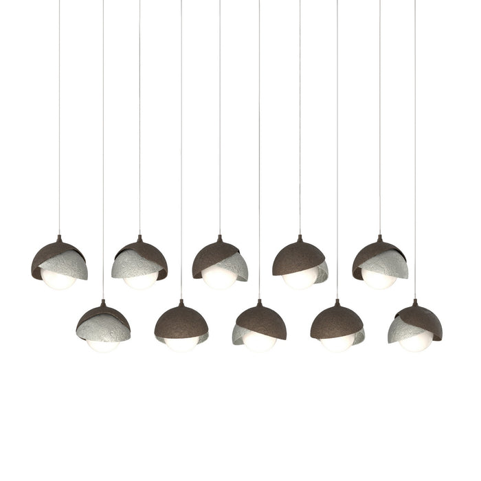 Hubbardton Forge - 131205-SKT-LONG-05-85-GG0711 - LED Pendant - Brooklyn - Bronze