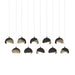 Hubbardton Forge - 131205-SKT-LONG-10-84-GG0711 - LED Pendant - Brooklyn - Black