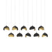 Hubbardton Forge - 131205-SKT-LONG-10-86-GG0711 - LED Pendant - Brooklyn - Black