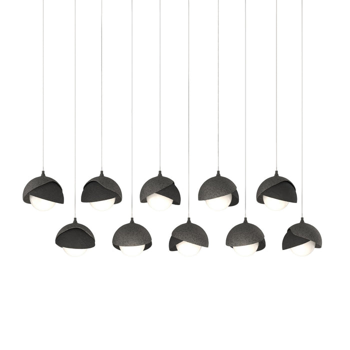 Hubbardton Forge - 131205-SKT-LONG-20-10-GG0711 - LED Pendant - Brooklyn - Natural Iron