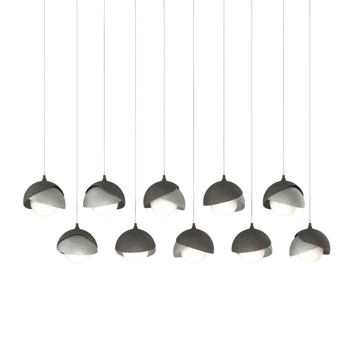 Hubbardton Forge - 131205-SKT-LONG-20-82-GG0711 - LED Pendant - Brooklyn - Natural Iron