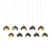Hubbardton Forge - 131205-SKT-LONG-20-86-GG0711 - LED Pendant - Brooklyn - Natural Iron